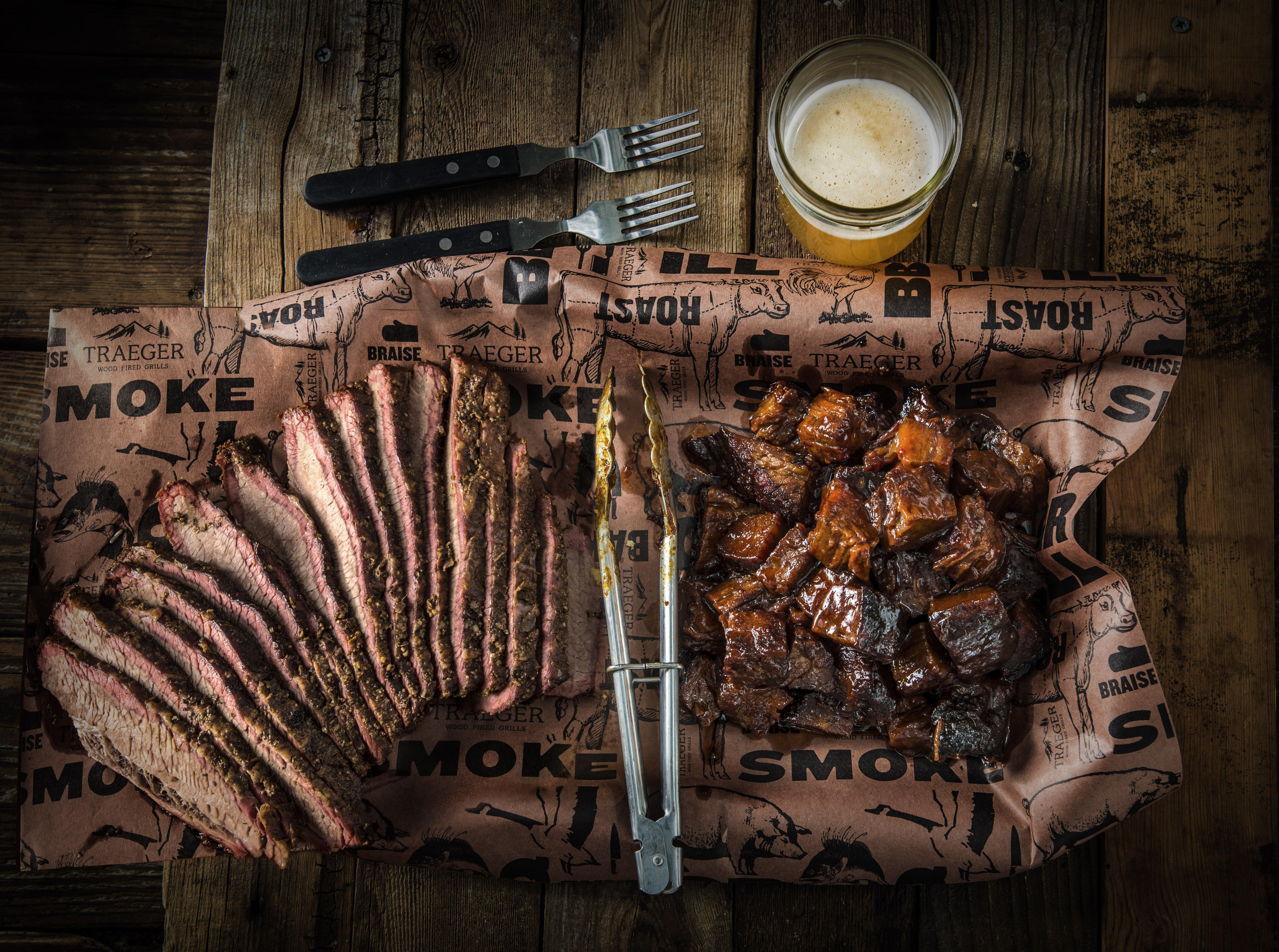 Smoked Brisket with Burnt Ends Recipe Traeger Grills